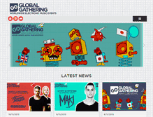 Tablet Screenshot of globalgathering.com